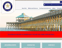 Tablet Screenshot of cityoffollybeach.com